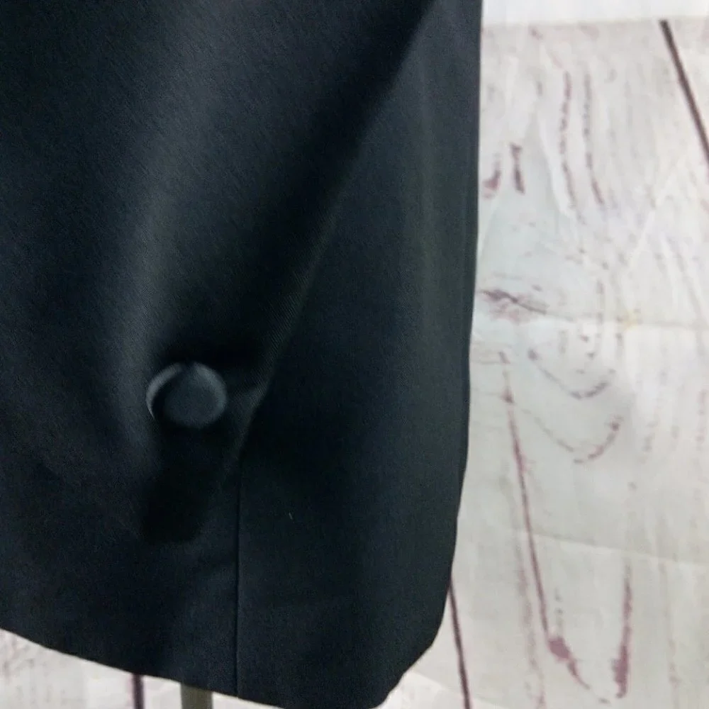 Chaplin 38R 1 Button Black Tuxedo Suit Jacket